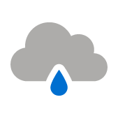 Overcast with steady rain Overcast with steady rain